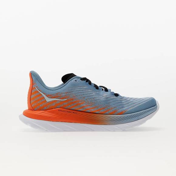 NEW HOKA men's mach 5 running shoes - d/medium width in mountain spring / puffin - Picture 2 of 6